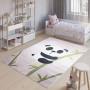 Dětský koberec EMMA - Medvídek panda - růžový