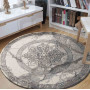 Kusový koberec STIVA ornament circle - šedý