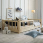 Dětská Montessori postel z masivu borovice BASIC - 180x80 cm