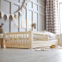 Dětská Montessori postel z masivu borovice BASIC - 180x80 cm