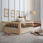 Dětská Montessori postel z masivu borovice BASIC - 200x90 cm
