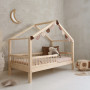 Dětská domečková postel z masivu borovice Bedhouse BELLO (se šuplíkem/s přistýlkou) - 180x80 cm