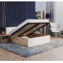 Postel PANAMA 200x180 cm - dub craft/bílá
