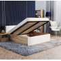 Postel PANAMA 200x180 cm - dub craft/bílá