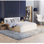 Postel PANAMA 200x120 cm - dub craft/bílá