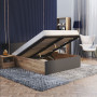Postel PANAMA 200x180 cm - dub craft/šedá