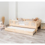 Dětská postel z masivu borovice LUNA 20 - 180x80 cm