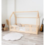 Dětská domečková Montessori postel z masivu borovice LUNA L - 180x80 cm