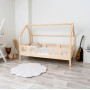 Dětská domečková postel z masivu borovice LUNA L 20 - 180x80 cm