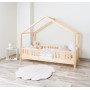 Dětská domečková postel z masivu borovice NIKO S 10 - 180x80 cm