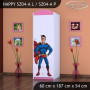Dětská skříň SUPERMAN - TYP 4A