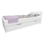 Dětská postel se šuplíkem - BOSTON 200x90 cm - fialová