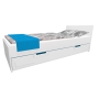 Dětská postel se šuplíkem - BOSTON 200x90 cm - tmavě modrá