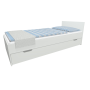 Dětská postel se šuplíkem - MODERN 200x90 cm - bílá