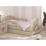 Dětská postel s výřezem KOČIČKA - růžová 160x80 cm