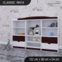 Dětský regál nízký CLASSIC - TYP 15