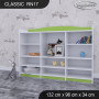 Dětský regál nízký CLASSIC - TYP 17