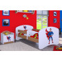 Dětská postel bez šuplíku 140x70cm SUPERMAN