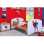 Dětská postel bez šuplíku 140x70cm SUPERMAN