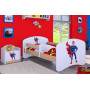 Dětská postel bez šuplíku 140x70cm SUPERMAN