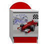 Noční stolek ČERVENÁ FORMULE