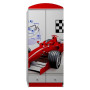 Šatní skříň ČERVENÁ FORMULE - TYP F