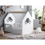 Dětská domečková postel HAPPY HOUSE - Auto - 160x80 cm (12 barev) + matrace ZDARMA