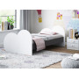 Dětská postel SRDÍČKO bez motivu 160x80 cm (11 barev) + matrace ZDARMA