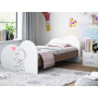 Dětská postel ZAMILOVANÁ KOALA 160x80 cm (11 barev) + matrace ZDARMA