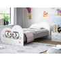 Dětská postel ZAMILOVANÉ SOVIČKY 160x80 cm (11 barev) + matrace ZDARMA