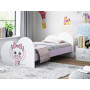 Dětská postel ZAMILOVANÉ KOŤÁTKO 180x90 cm (11 barev) + matrace ZDARMA