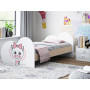 Dětská postel ZAMILOVANÉ KOŤÁTKO 180x90 cm (11 barev) + matrace ZDARMA