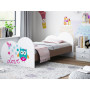 Dětská postel SOVIČKA 180x90 cm (11 barev) + matrace ZDARMA