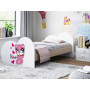 Dětská postel ZAMILOVANÁ KOČIČKA 180x90 cm (11 barev) + matrace ZDARMA