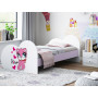 Dětská postel ZAMILOVANÁ KOČIČKA 180x90 cm (11 barev) + matrace ZDARMA