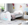 Dětská postel ZAMILOVANÍ MEDVÍDCI 180x90 cm (11 barev) + matrace ZDARMA
