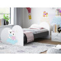 Dětská postel ZAMILOVANÍ MEDVÍDCI 180x90 cm (11 barev) + matrace ZDARMA
