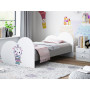 Dětská postel KITTY JEDNOROŽEC 180x90 cm (11 barev) + matrace ZDARMA