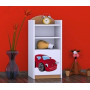 Dětský úložný regál RED CAR - TYP 2 - NÍZKÝ
