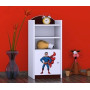 Dětský úložný regál SUPERMAN - TYP 2 - NÍZKÝ