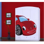 Dětská skříň RED CAR - TYP 11
