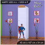 Dětská skříň SUPERMAN - TYP 3A