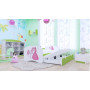 Dětská postel pro DVA (s výsuvným lůžkem) 180x90 cm - PRINCEZNA A KONÍK