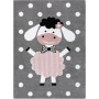 Dětský kusový koberec Petit Dolly sheep grey