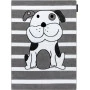 Dětský kusový koberec Petit Puppy grey