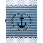 Dětský kusový koberec Petit Marine anchor sea blue
