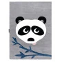 Dětský kusový koberec Petit Panda grey
