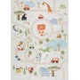 Dětský kusový koberec Bambino 1165 Zoo beige