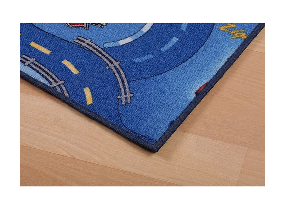 Dětský koberec Cars modrý