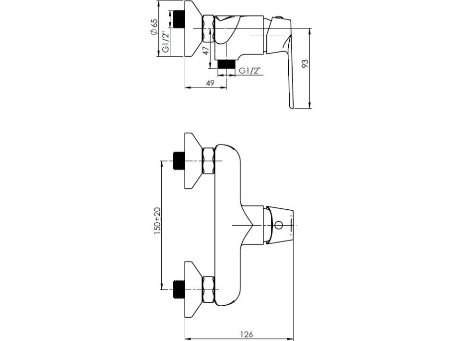 Sprchová baterie ELMA-12